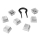 Klawiatura HYPERX PBT Pudding Keycap White 4P5P5AA